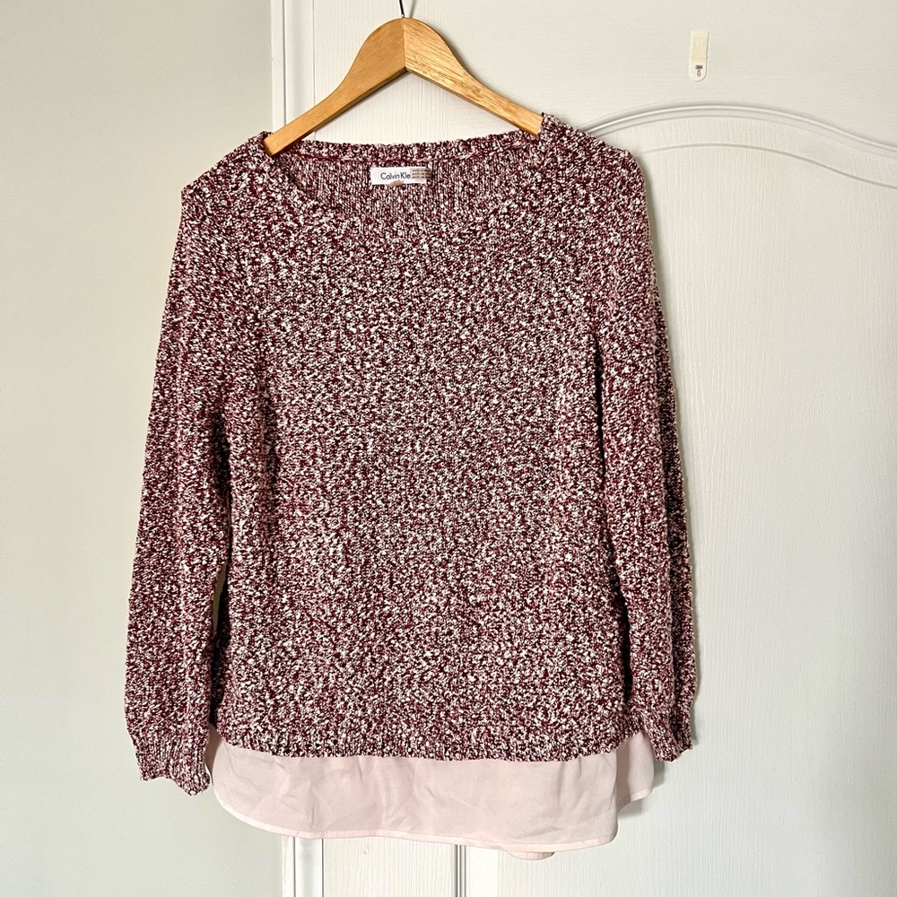 Calvin Klein | long sleeve sweater - L